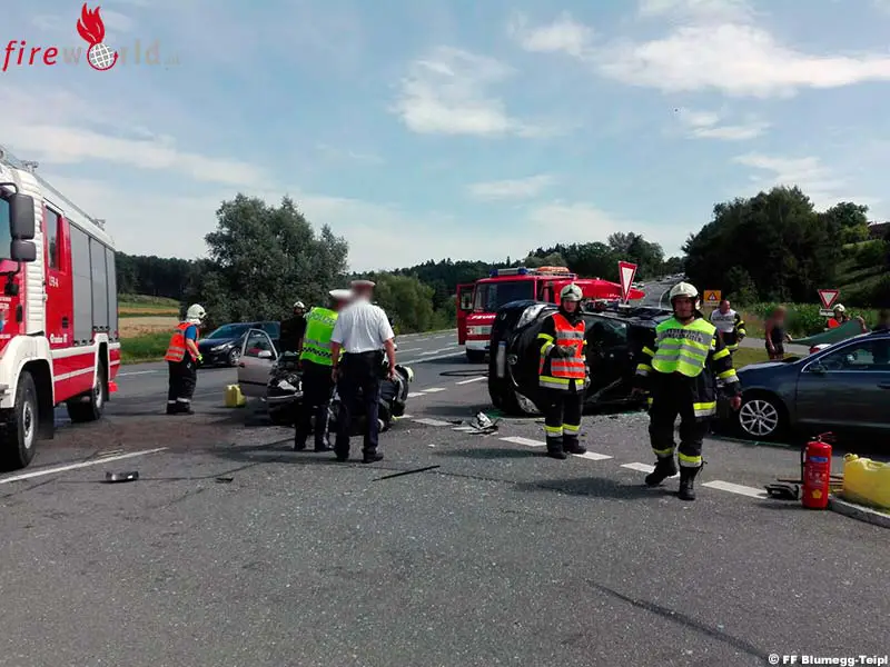 Stmk: Zwei Verletzte Kinder Bei Unfall Auf Der B76 – Fireworld.at