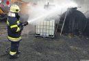 Stmk: Brand von mehrere Paletten im Industriegebiet Lannach