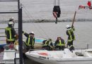 Deutschland: Motorboot in Düsseldorfer Sporthafen gesunken