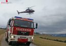 Ktn: Waldbrand im schwierigen Gelände in der Gemeinde Hüttenberg