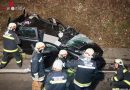 Oö: Mehrere Verletzte bei Unfall zwischen Pkw und Reisebus