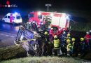 Nö: Zwei Personen nach Unfall im Wrack eingeschlossen