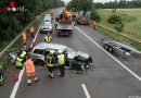 Oö: Beifahrer bei Auffahrunfall auf der A25 verstorben