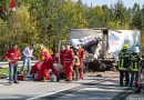 Nö: Lkw-Lenker bei Unfall auf der B38 schwer Verletzt (+Video)