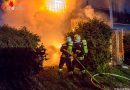 Nö: Alarmstufe B3 in Krems: Feuer über mehrere Balkone eines Mehrparteienhauses (+Video)