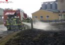 Nö: Bahndammbrand mit Feuerpatschen abgelöscht