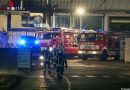 Oö: Zwei Feuerwehren bei Brand in einem Industriebetrieb im Einsatz