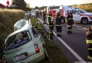 Oö: Eingeklemmte Person nach Unfall auf der Pyhrnpass Straße in Sattledt