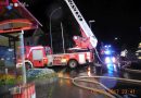 Stmk: Kirchturm nach Blitzschlag bei Unwetter in Brand geraten