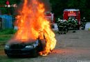 Nö: Gesamtübung – Fahrzeugbrand mit Schaumangriff