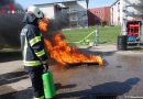 Oö: Feuerwehr Mauerkirchen hielt Frühjahrsübung 2017 im Stationsbetrieb ab