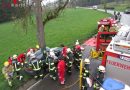 Oö: Zwei Rettungssätze zur Menschenrettung nach Verkehrsunfall im Einsatz