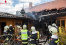 Nö: Sechs Wehren bei Dachstuhlbrand in Ravelsbach im Bezirk Hollabrunn