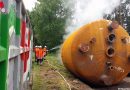 D: Schwelbrand nach Abbrucharbeiten in einem alten Wasserwerk