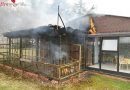 Nö: An Wohnhaus angebauter Wintergarten bei Brand zerstört