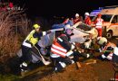 Tirol: Feuerwehr befreit junge Lenkerin nach Unfall auf der A12 aus ihrem Pkw