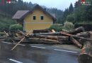 Oö: Schweres Gewitter im Raum Laakirchen, Bad Wimsbach und Mühlviertel am 2. Juli 2016 → Viele Wehren in Oö im Einsatz