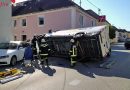 Oö: Schwerer Verkehrsunfall mit vier Fahrzeugen