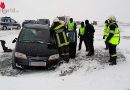 Nö: Lenkerin nach Fahrzeugüberschlag verletzt