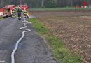 Stmk: Abschnittsübung → Waldbrand in Altneudörfl in Bad Radkersburg