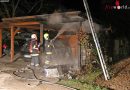 Oö: Carport und Auto bei Brand in Eberstalzell erheblich beschädigt