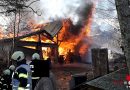 Oö: Vollbrand eines Garagenobjektes in Bad Ischl