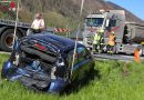 Oö: Lkw fährt auf abbiegenden Pkw auf → zwei Verletzte in Micheldorf