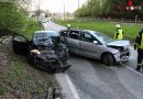 Oö: Pkw schleudert gegen Steinmauer und entgegenkommendes Auto → drei Verletzte in Vorchdorf