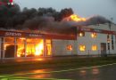 Nö: Großfeuer beim Steyr Center Nord in Harmannsdorf