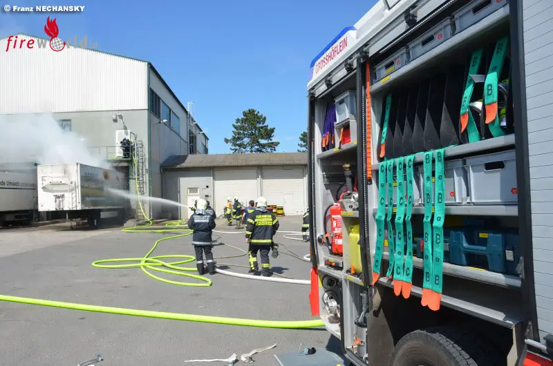 Bgld: Brennender Müll Auf Sattelauflieger In Großhöflein – Fireworld.at