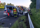 D: Krankentransportwagen aus Österreich kurz vor seinem Reiseziel Hamburg verunfallt