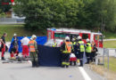 Nö: Feuerwehreinsatz nach Pkw-Fahrradunfall in Hoheneich