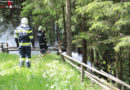 Stmk: Motorrad geht bei Unfall auf der B77 in Flammen auf