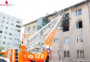 Oö: Ausgedehnter Wohnungsbrand in Linzer Mehrparteienhaus