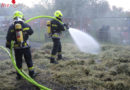 Stmk: Brand von Rundballen in einer Trocknungsanlage