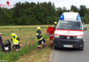 Stmk: Biker bei Verkehrsunfall auf der L 606 bei Wildbach verletzt