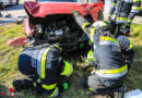 Stmk: Unfallautos in Knittelfeld in Wiese geschleudert