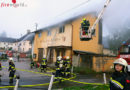 Oö: Brand in alten Feuerwehrhaus in Lindach