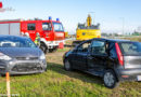 Oö:  Glimpflicher Verkehrsunfall in Kreuzungsbereich auf B129 in Hinzenbach