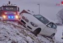 Stmk: Pkw nach Unfall in Altaussee in Schräglage