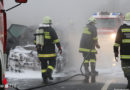 Oö: Autobrand zwischen Pupping und Eferding