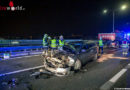 Nö: Pkw kollidiert auf der St. Pöltner Brücke in Krems mit Traktoranhänger