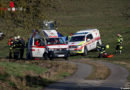 Oö: Personenrettung nach schwerem Forstunfall in Atzbach