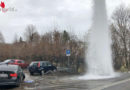 Schweiz: Flucht vor Polizei endet mit Hydranten-Wasserfontäne nach Unfall