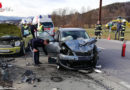 Stmk: Verletzte bei Autokollision auf B 69 in Pitschgau