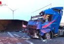 D: Lkw verliert auf Autobahn Container → ein Todesopfer bei Folgeunfall