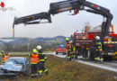 Oö: Zwei Verletzte bei Pkw-Kreuzungsunfall in Hartkirchen