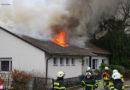 D: 2-facher Drehleitereinsatz bei Dachstuhlbrand in Iserlohn