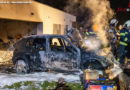 Oö: Nächtlicher Autobrand in Leonding