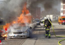 D: Mercedes in Bremerhaven in Flammen